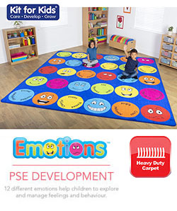 Emotions Interactive Square Placement Carpet - 3m x 3m