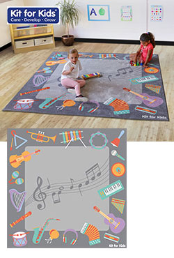 Musical Instrument Carpet 2m x 2m