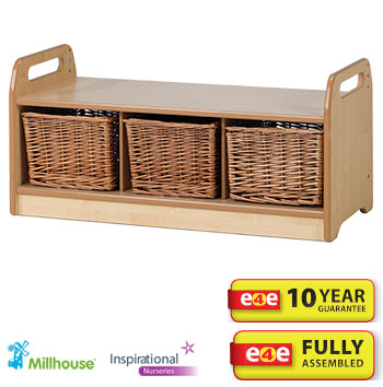 PlayScapes Low Level Storage Bench