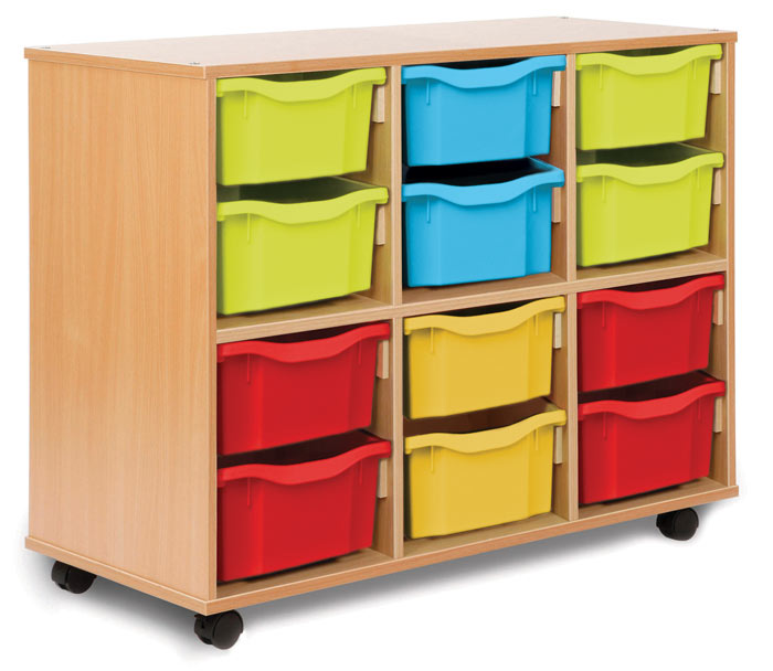 Storage Allsorts Unit with 12 Double Trays