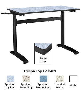 HA600 Height Adjustable Table - 16mm Solid Grade Trespa Top