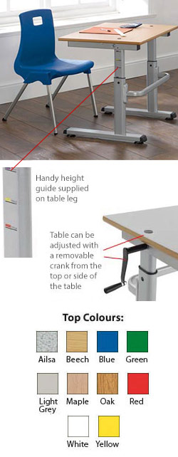 HA200 Height Adjustable Table - Single