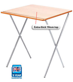 OXFORD 4 Leg Folding Exam Desk