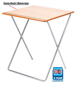 OXFORD Skid Leg Folding Exam Desk 