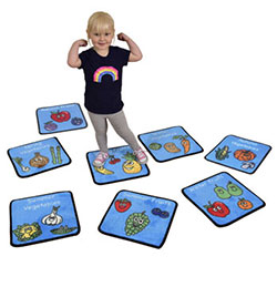 Seasonal Fruit & Veg Placement Rugs (Set of 8)