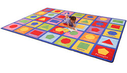 Large Shapes Learning Rug (3600 x 2570mm)