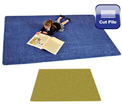 Solid Colour Rectangle Rugs - 1.7m x 2.5m