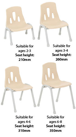 Thrifty Stackable Classroom Chair (Grey)