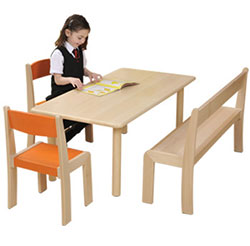 Solid Beech Rectangular Table