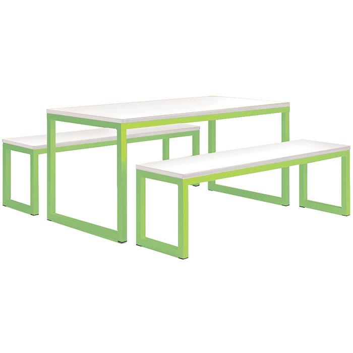 Bench Style Dining Set - Tangy Green
