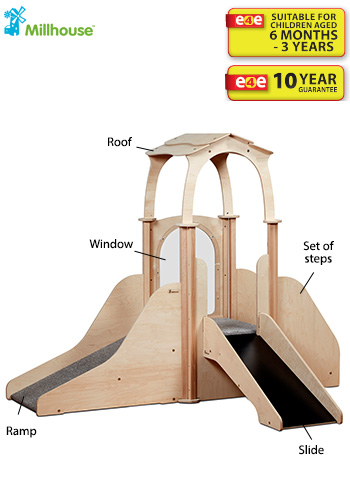 PlayScapes Play Pod Kinder Gym With Roof