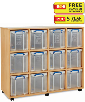 12 x 24L Really Useful Box Storage Unit