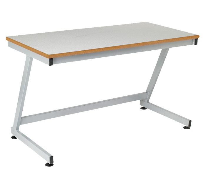 Z-Frame ICT/ Classroom Table 1200 x 600mm - Bullnosed MDF Edge Z-Frame ICT/ Classroom Table 1200 x 600mm - Bullnosed MDF Edge