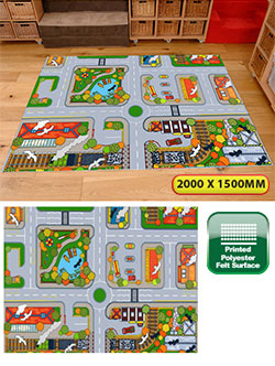 Early Years Town Playmat - 2m x 1.5m