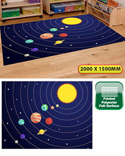 Solar System Playmat - 2m x 1.5m