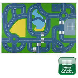 Continental Road Plan Playmat - 1.5m x 1m