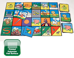 Alphabet Picture Playmat & Alphabet Picture Tiles