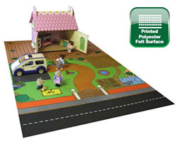 Doll's House Playmat - 1.5m x 1m