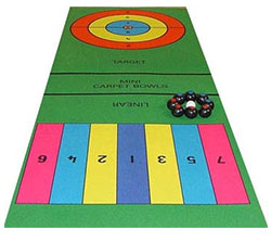 Mini Carpet Bowls Mat