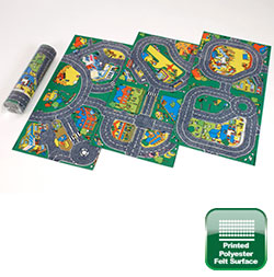 Set of 3 Roadway Playmats