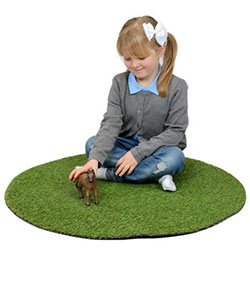 Landscape Grass Round Mat