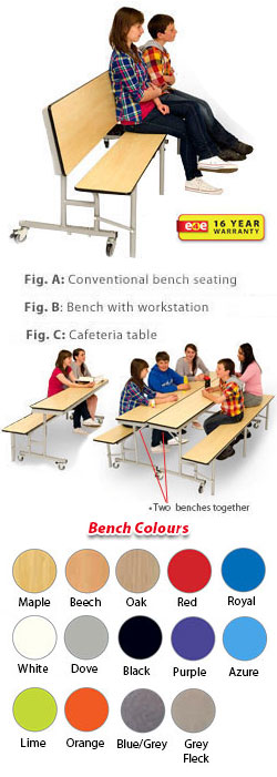 Spaceright Folding Convertible Bench Unit