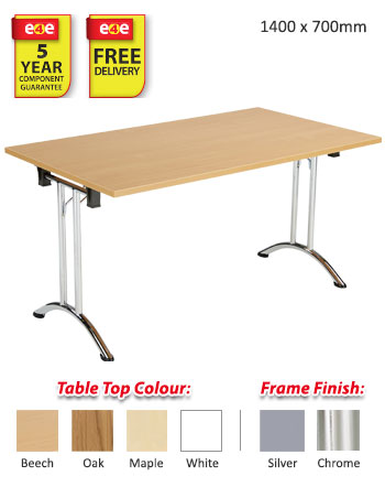 Rectangular Union Folding Table - 1400 x 700mm