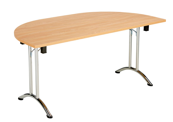 Union Folding Table - D-End