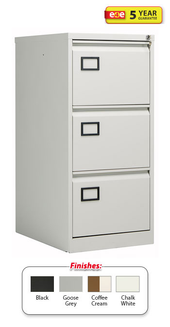 Bisley 3 Drawer Steel Filing Cabinet