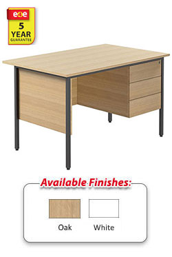 TC 3 Drawer Single Pedestal Desk