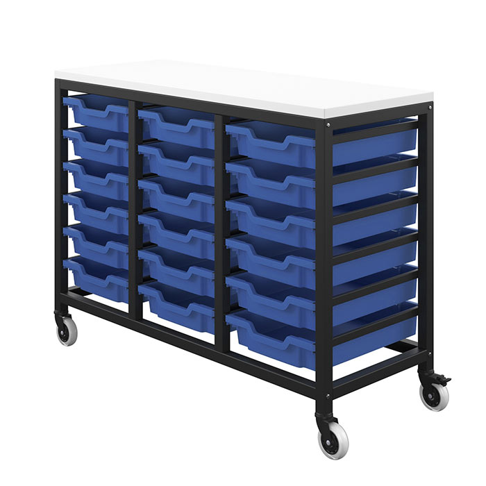 Titan Storage Unit with 18 Shallow Trays