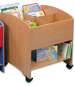 Kinderbox with Shelf (4 compartments)