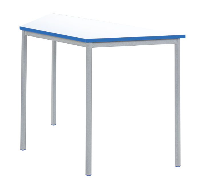 Classroom Premium Spiral Stacking Trapezoidal Table - with ABS Thermoplastic Edge