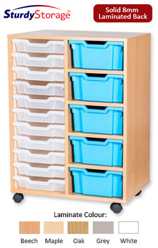 Sturdy Storage Cubbyhole Storage with 16 Variety Trays (Height 1025mm)