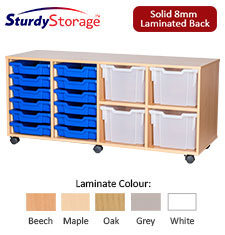 Sturdy Storage Cubbyhole Storage with 16 Variety Trays (Height 615mm)