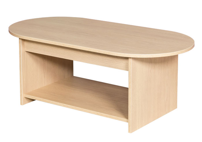 1200mm D-End Coffee Table