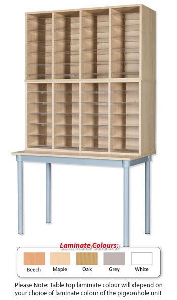 48 Space Pigeonhole Unit with Table