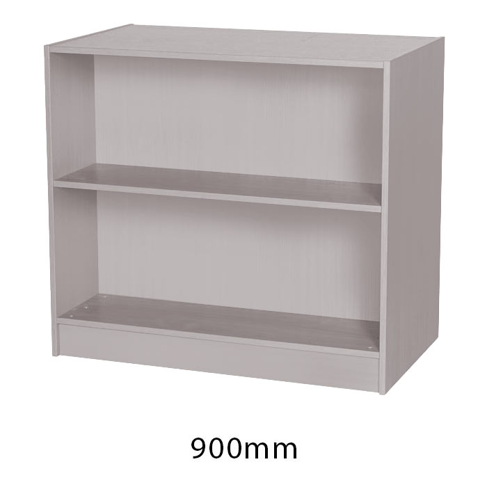 Sturdy Storage - Grey 1000mm Wide Double Sided Bookcase