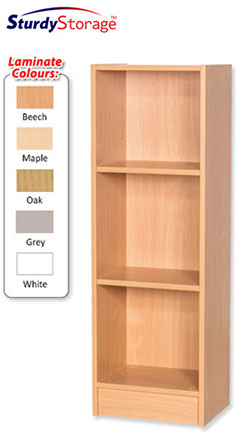 Sturdy Storage 1200mm High Narrow Bookcase