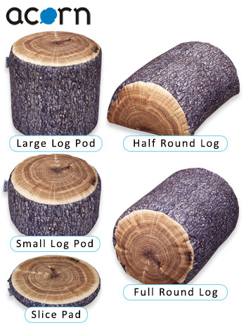 Acorn Soft Seating Log 2 Collection