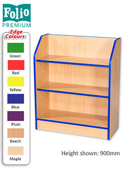 Folio Premium Library Bookcase 750mm Wide - 5 Heights