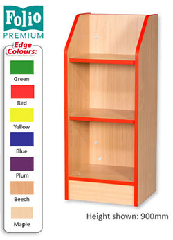 Folio Premium Slimline Library Bookcase 375mm Wide - 5 Heights