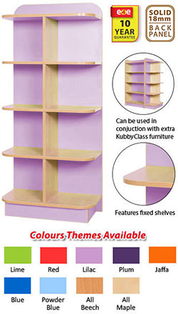 KubbyClass D-End Cap Library Bookcases