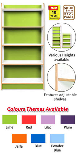 KubbyClass Standard Width Library Bookcases - Polar