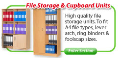 Box File Storage & Cupboard Units