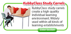 KubbyClass Premium Study Carrels