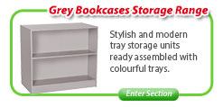 Grey Bookcases Storage Range