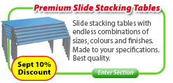 Premium Slide Stacking Classroom Tables