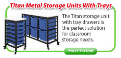 Titan Metal Storage Units with Trays