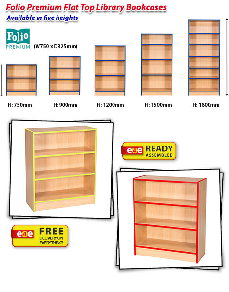 Folio Flat Top Bookcase frag